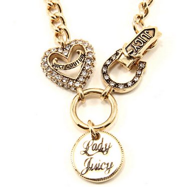 Juicy Couture Love, Luck & Couture Charm Necklace